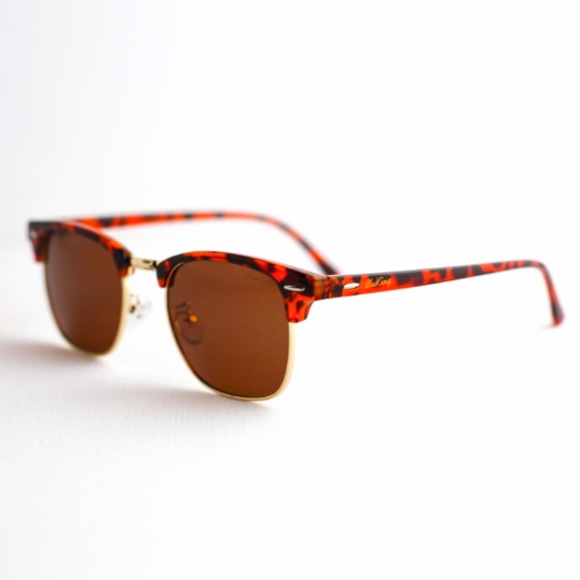 🔥ON SALE🔥Semi Rimless Clubmaster Sunglasses ⚡️😎 - Picture 1 of 8